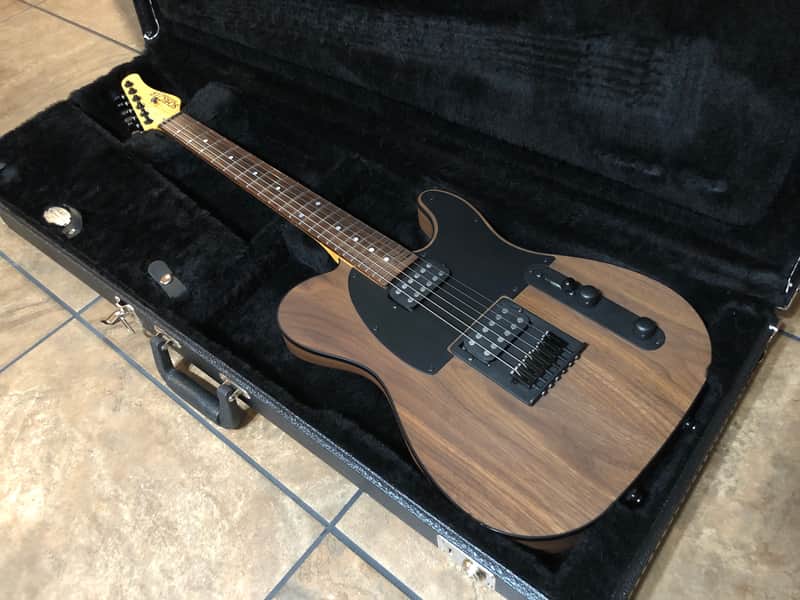 Schecter USA Custom Shop PT Dream Machine II (Tele HH) in Walnut w/ OHSC (Rare Sweetwater Exclusive) image 1