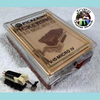 70's Pickering V-15 Micro IV ATE Turntable Phono Cartridge with Brand New NOS Polished Diamond Conical Tip Stylus, Screws in Excellent Condition! image 1