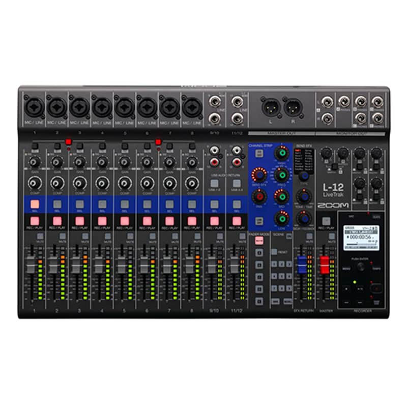 Zoom LiveTrak L-12 - 12-Channel Digital Mixer & Multitrack Recorder image 1