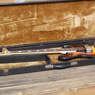 Maya 4 String Bass 1970's - Sunburst image 3