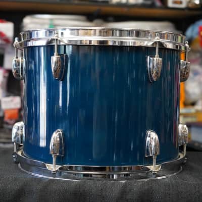 Yamaha Tour Custom 12" Maple Tom w/ YESS Mount - Blue Lacquer Finish | 9x12" image 3