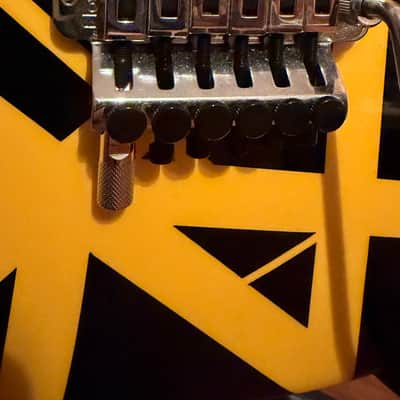EVH Striped Series Electric Guitar 2013 - Present - Black/Yellow image 3