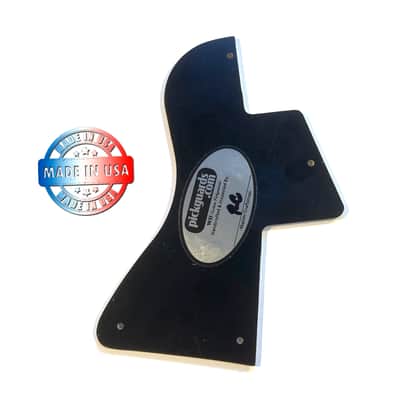 5 ply Black/White WIDE BEVEL Pickguard for Gibson Les Paul Special Humbucker image 2