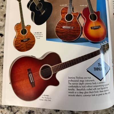 Jasmine Guitar catalog 1993 EC-33C 31c S-31 TS-90C Takamine image 2