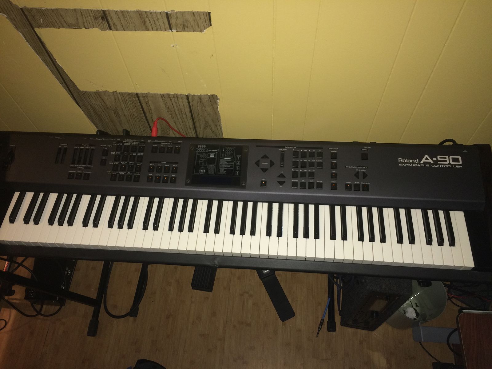 Roland A-90 88-Key Expandable Controller Keyboard | Reverb