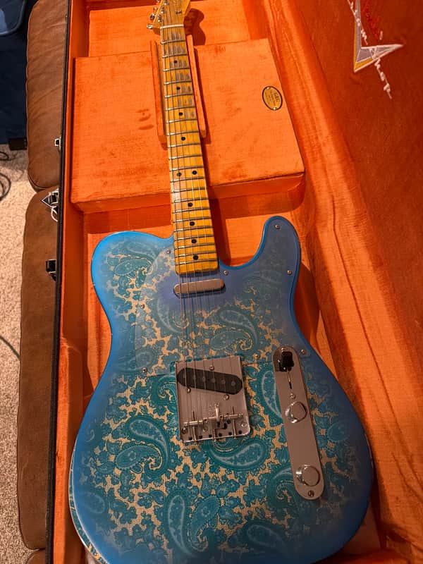 Fender Custom Shop Brad Paisley Signature "Lost Paisley" '67 Telecaster Reissue Relic 2026 - Blue Paisley