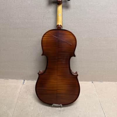 Stage Right Sonata 4/4 Full Size Violin Outfit w/ Bow & Case - Needs Bridge & Strings image 8