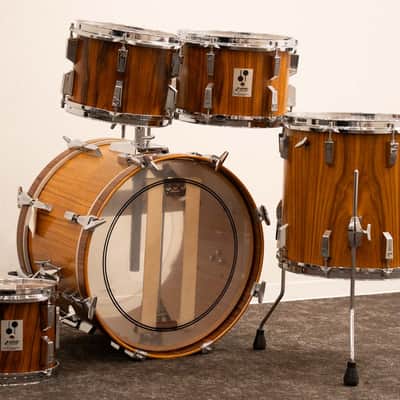 Sonor Early 80's Phonic Series Drum set 20" 8" 10" 12" 14" Genuine Rosewood image 11