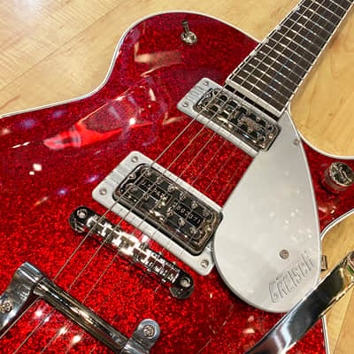 Gretsch G6129T Players Edition Jet FT with Bigsby Rosewood Fingerboard 2023 - Red Sparkle image 10