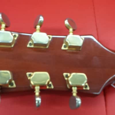 Univox Gimme electric guitar 1970's Sunburst Flame Top image 6
