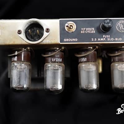 1-Owner, All Original! 1965 Fender Showman (with rare 2x15 JBL Cab!) image 9