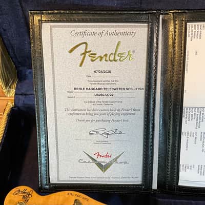 Fender Custom Shop Merle Haggard Telecaster Electric Guitar - 2-Color Sunburst image 8