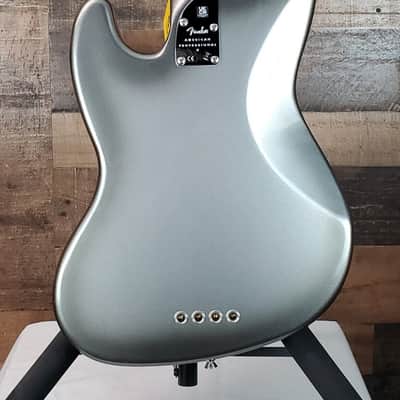 Fender American Professional II Jazz Bass, Mercury Finish, Free Ship, Auth Dealer, 955 image 11