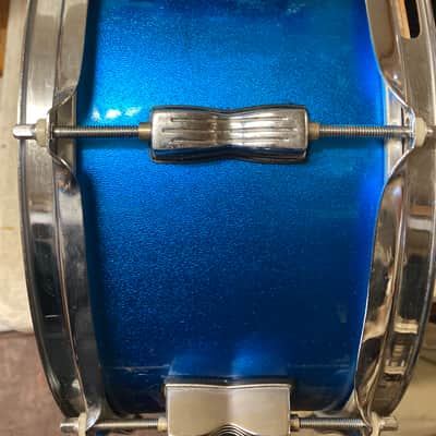 Ludwig Accent CS 2000s - Blue Sparkle Snare Drum 6.5x14 image 7