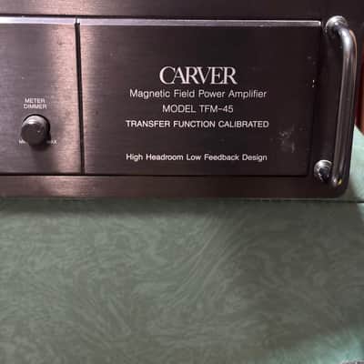 Carver TFM-45 Magnetic Field Power Amplifier Tfm Black image 2