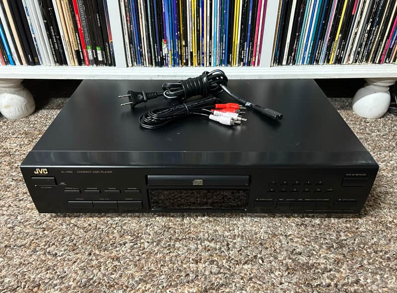 Vintage JVC XL-V282BK Stereo Compact Disc CD Player Black 1990s SERVICED ✅ image 1