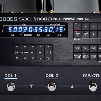Boss SDE-3000D Dual Digital Delay 2023 - Present - Black image 4