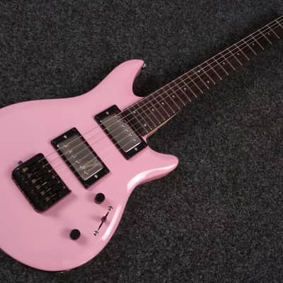 Alp Leaf 100 headless travel eletric guitar Pink image 1