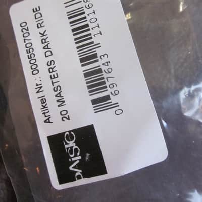Paiste 20" Masters Dark Ride Cymbal 0005507020 image 4