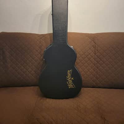 Washburn AF5K Apprentice Series Folk Body Spruce Top Mahogany Neck 6-String Acoustic Guitar w/Hard Case image 12