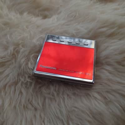 RED Portable minidisc MD MDLP Player SJ MJ55 PANASONIC working  with remote image 3