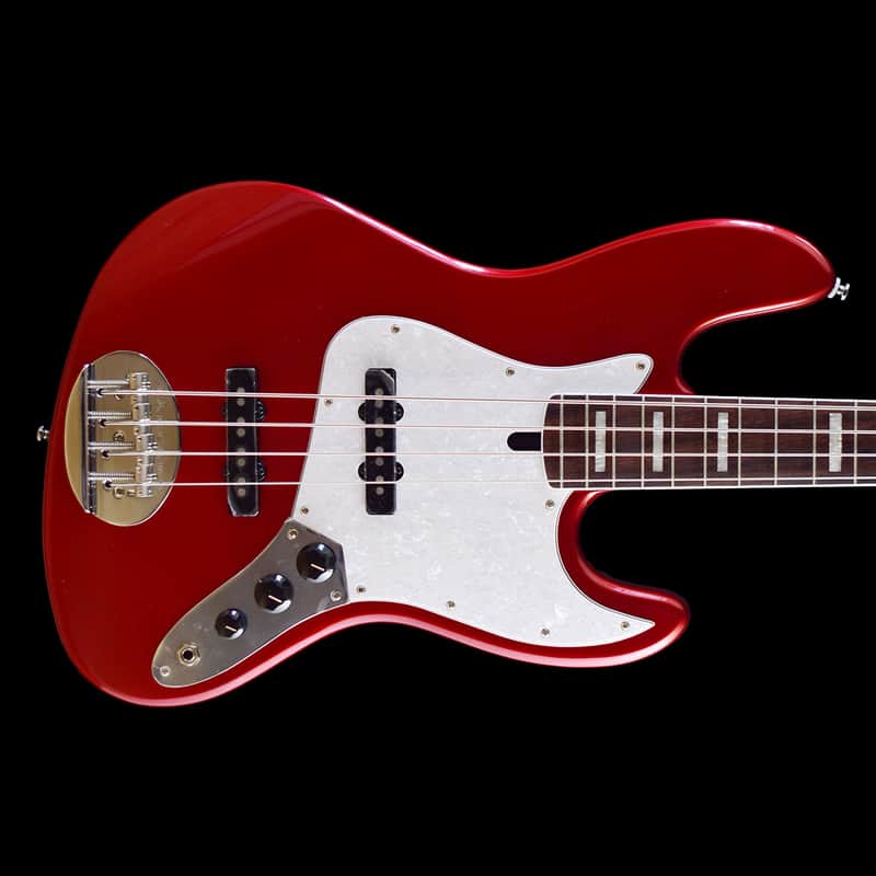 Lakland Skyline Series 44-60 (Joe Osborn) Candy Apple Red, Ros…