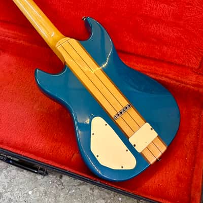 Aria Pro II Tri-Sound TS-500 1980 - Teal neck thru original vintage MIJ Japan image 9