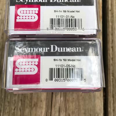 Seymour Duncan Vintage Blues Humbucker Pickup Set SH-1 59 NICKEL COVERS image 3