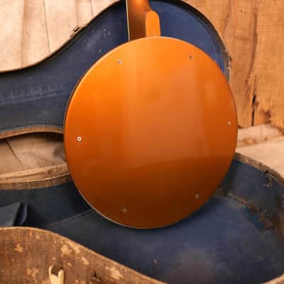 Harmony Electro Electric Tenor Banjo 1954 Copper image 8