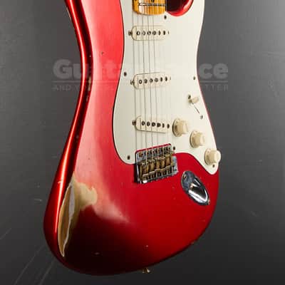 Fender Custom Shop Stratocaster 58 Relic Faded Aged 2022 - Candy Apple Red (COD 1127UG) image 10