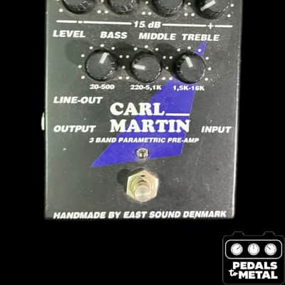 Carl Martin 3 Band Parametric Pre-Amp 2010s - Black - X18913 image 2