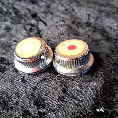 Vintage MIJ Knob Set (1960s - Chrome) image 3