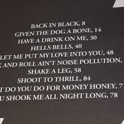 AC/DC - BACK IN BLACK - GUITAR TAB BOOK - TABLATURE SHEET MUSIC SONGBOOK ACDC image 2