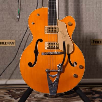 Gretsch G6120T Nashville  Orange 2006 owned by Chris Shiflett image 2