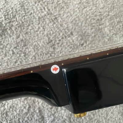 Custom Black Electric Guitar, Mahogany Body, Maple Neck, Rosewood Fingerboard image 13