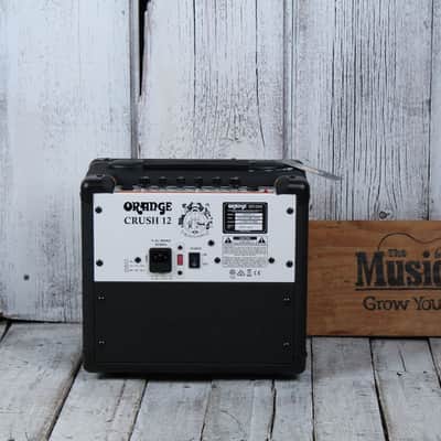 Orange CRUSH 12 Electric Guitar Combo Amplifier 12 Watt Solid State Amp Black image 9