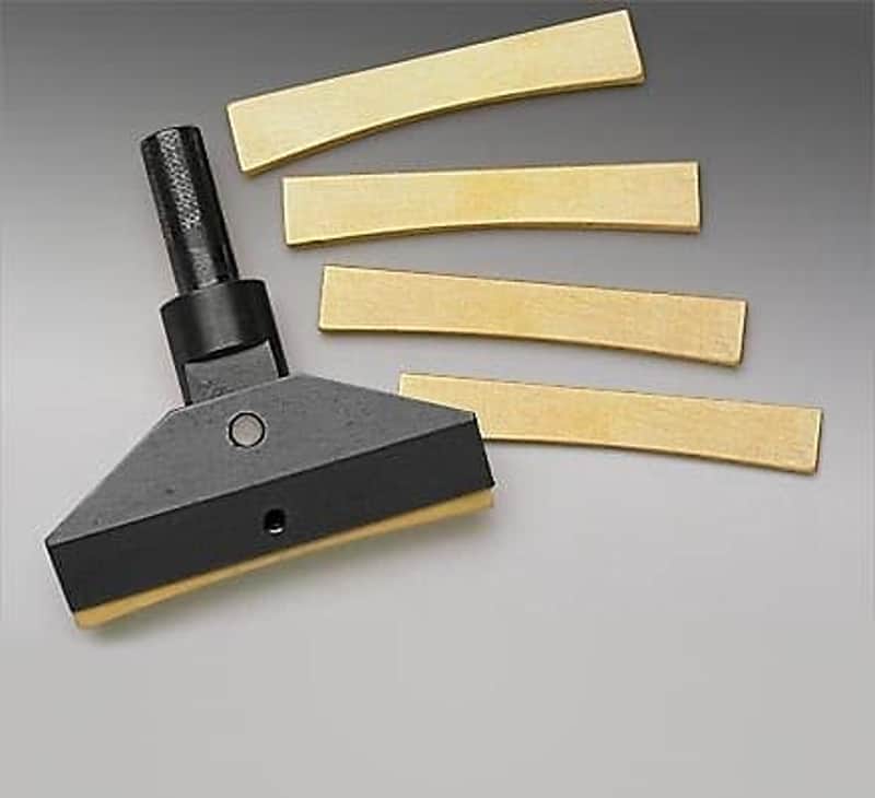 StewMac Fret Press Caul with 5 Fret Press Inserts image 1