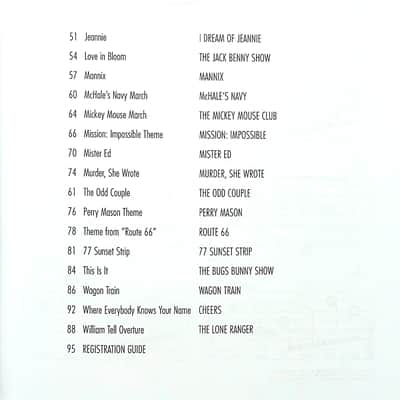 Classic TV Tunes - EZ Play Today #250 image 3
