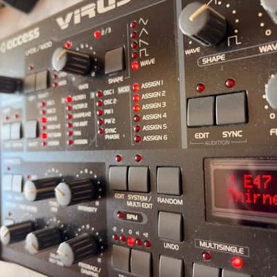 Access Virus C Desktop Digital Synthesizer 2002 - Black image 10