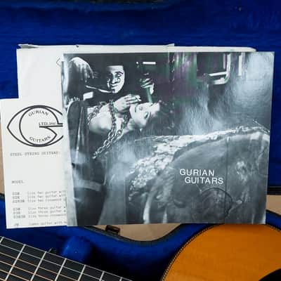 1977 Gurian S2M Vintage Acoustic Guitar, One-Owner w/ Case, Paperwork image 20