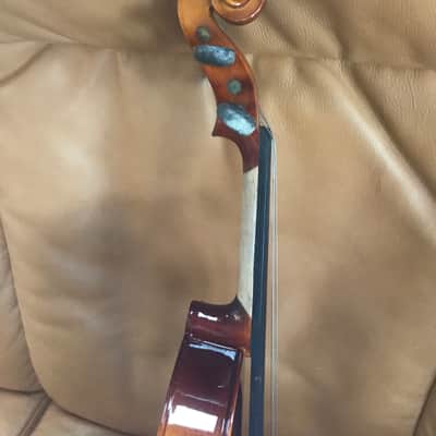 4/4 Rothenberg 1732 Stradavarious Replica Violin w/ Maple Flame Back and Sides + Bow and Case. Sale Benefits Music Ed Nonprofit! image 11