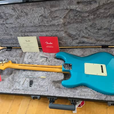 Fender Stratocaster HSS Miami Blue American Pro II 75th Anniversary BRAND NEW image 7