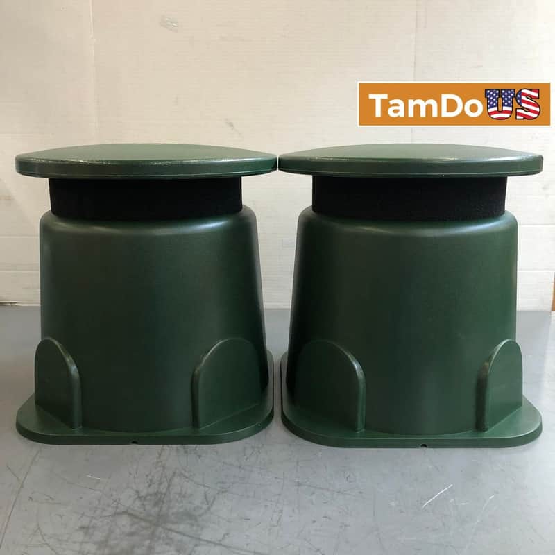 Pair TIC GS3 8" Outdoor Weather Resistant Omnidirectional In-Ground Speakers image 1