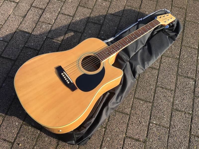Dylon Electro Acoustic Dreadnought Guitar image 1