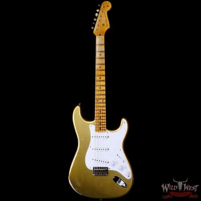 Fender Custom Shop Limited Edition 70th Anniversary 1954 Hardtail Stratocaster Relic Aztec Gold 7.30 LBS image 3
