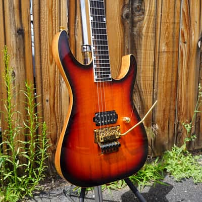 ESP USA M-I NTB FR 3-Tone Sunburst/Koa top 6-String Electric Guitar w/ Hard Case (2024) image 9
