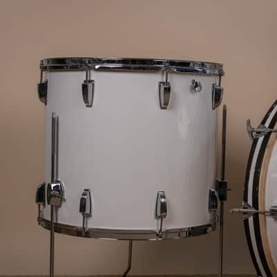 1980s Ludwig White Cortex Drum Set 14x24 13x14 16x18 image 3