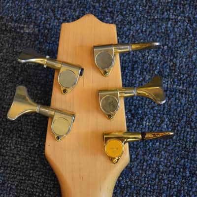 Galveston Zz 5 String Bass Gold Sparkle image 6