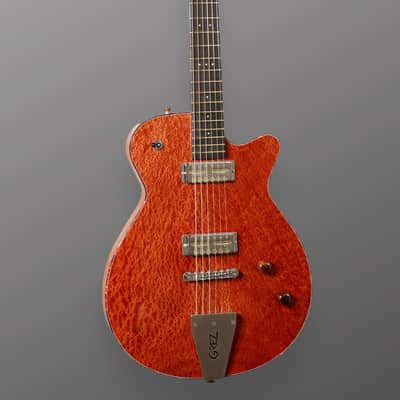 Grez Guitars Mendocino - Natural Burl Redwood Top w/ Lollar Gold Foils. NEW, (Authorized Dealer) image 2