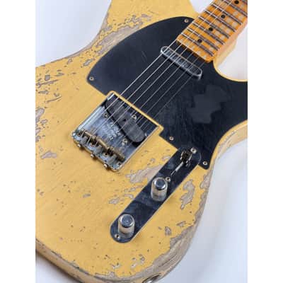 Fender CUSTOM SHOP LTD 53 TELE SUPER HEAVY RELIC - AGED NATURAL BLONDE 2024 - Super heavy relic Aged natural blonde image 8